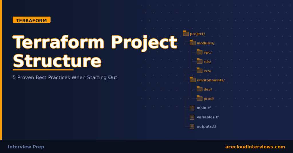 Terraform project structure best practices with modules and environments