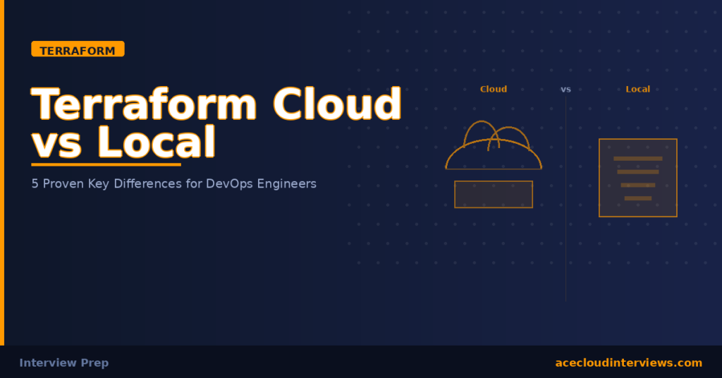 Terraform Cloud vs local Terraform key differences for DevOps teams