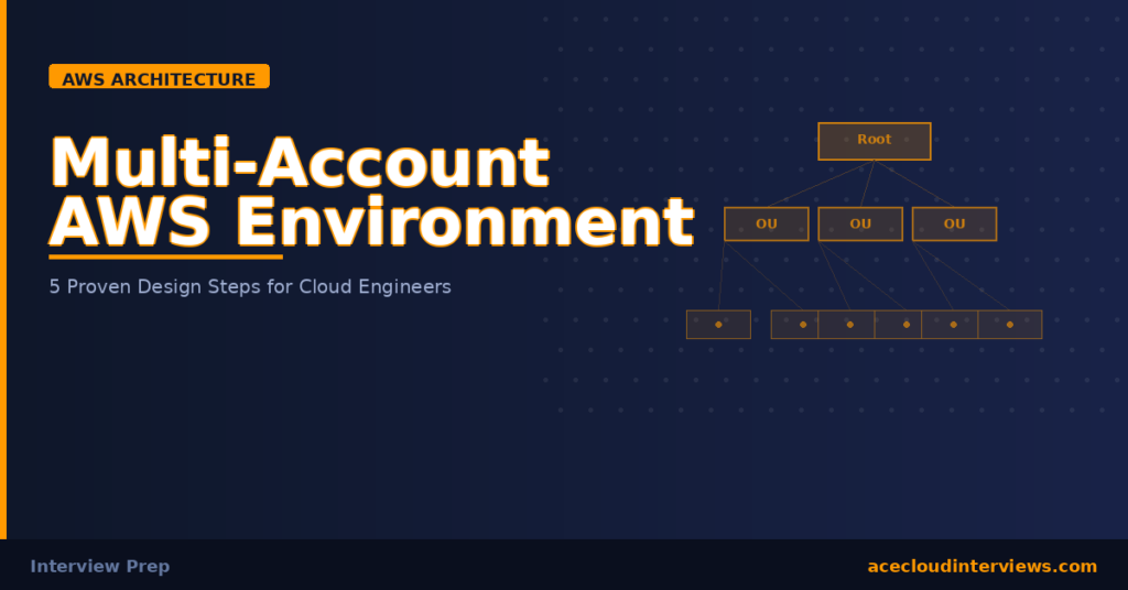 Multi-account AWS environment design using AWS Organizations and SCPs